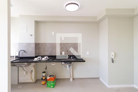 Sala/Cozinha de apartamento para alugar com 1 quarto, 28m² em Chacara Santa Lucia dos Ypes, Carapicuíba
