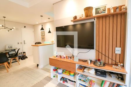 Sala / Cozinha de apartamento à venda com 2 quartos, 72m² em Campo Belo, São Paulo