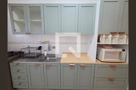 Cozinha de apartamento para alugar com 2 quartos, 75m² em Canto do Forte, Praia Grande