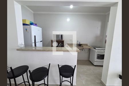 Sala de apartamento para alugar com 1 quarto, 50m² em Vila Caiçara, Praia Grande