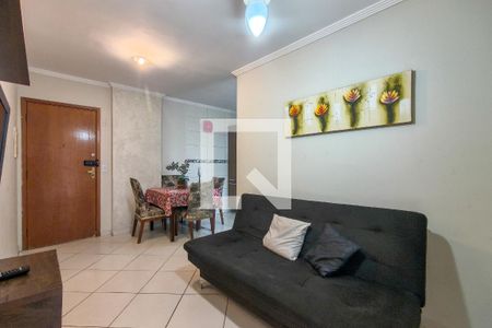 Sala de apartamento para alugar com 1 quarto, 50m² em Aviação, Praia Grande