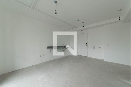Sala - Cozinha Integrada de apartamento para alugar com 1 quarto, 48m² em Vila Cordeiro, São Paulo