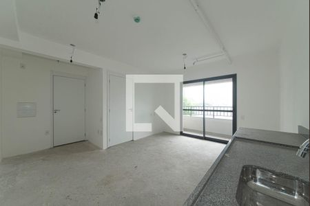 Sala - Cozinha Integrada de apartamento para alugar com 1 quarto, 48m² em Vila Cordeiro, São Paulo