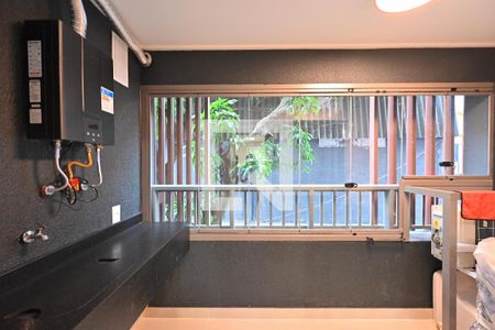 Varanda/Lavanderia de kitnet/studio à venda com 1 quarto, 32m² em Vila Clementino, São Paulo