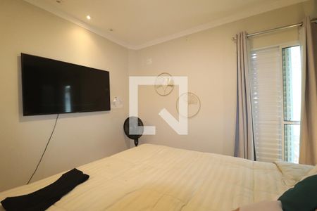 Quarto 1 suíte de casa à venda com 3 quartos, 120m² em Vila Scarpelli, Santo André