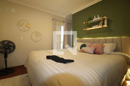 Quarto 1 suíte de casa à venda com 3 quartos, 120m² em Vila Scarpelli, Santo André