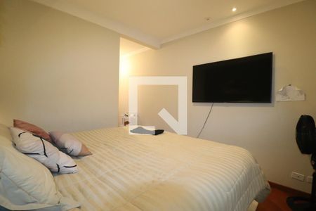 Quarto 1 suíte de casa à venda com 3 quartos, 120m² em Vila Scarpelli, Santo André
