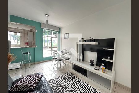 Sala de apartamento para alugar com 1 quarto, 42m² em Capoeiras, Florianópolis