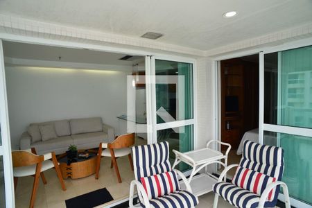 Varanda de apartamento à venda com 1 quarto, 53m² em Barra da Tijuca, Rio de Janeiro