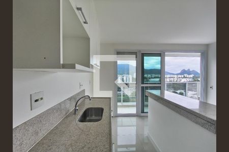 Cozinha de apartamento à venda com 2 quartos, 82m² em Barra Olímpica, Rio de Janeiro