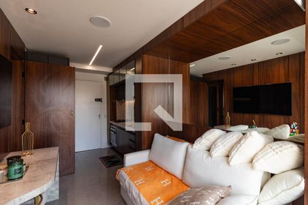 Sala de apartamento para alugar com 1 quarto, 29m² em Bom Retiro, São Paulo