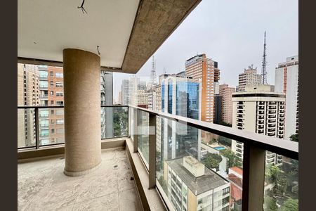 Varanda de apartamento à venda com 3 quartos, 145m² em Jardim Paulista, São Paulo