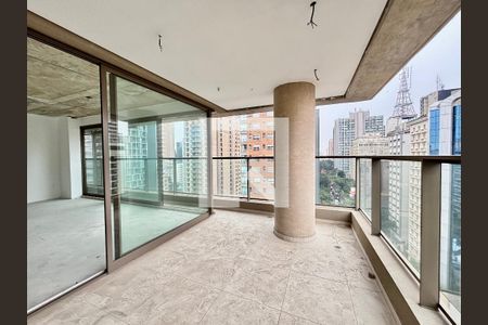 Varanda de apartamento à venda com 3 quartos, 145m² em Jardim Paulista, São Paulo