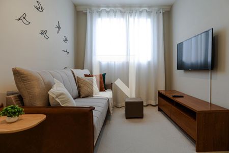 Sala de apartamento para alugar com 2 quartos, 48m² em Vila Mogilar, Mogi das Cruzes