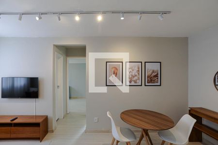 Sala de apartamento para alugar com 2 quartos, 48m² em Vila Mogilar, Mogi das Cruzes