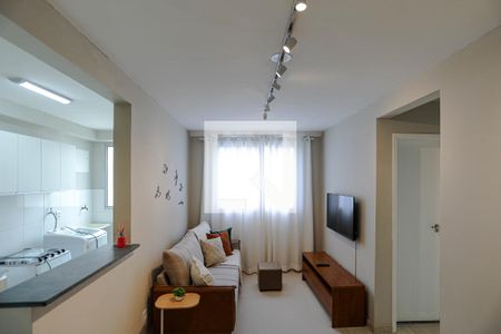 Sala de apartamento para alugar com 2 quartos, 48m² em Vila Mogilar, Mogi das Cruzes