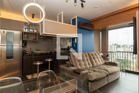 Sala de apartamento para alugar com 1 quarto, 49m² em Bela Vista, São Paulo