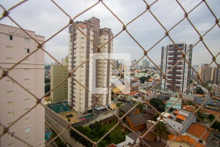 Vista da varanda de apartamento à venda com 2 quartos, 70m² em Vila Valparaíso, Santo André