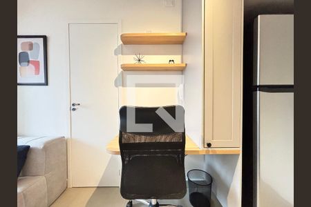 Sala/Cozinha de apartamento para alugar com 1 quarto, 27m² em Vila Olímpia, São Paulo