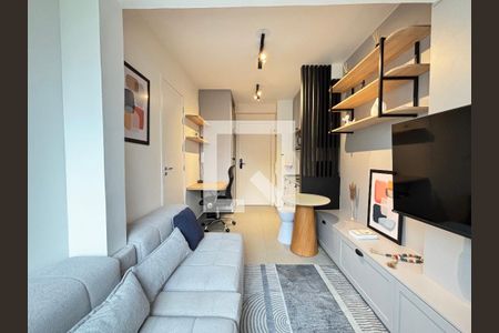 Sala/Cozinha de apartamento para alugar com 1 quarto, 27m² em Vila Olímpia, São Paulo