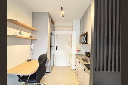 Sala/Cozinha de apartamento para alugar com 1 quarto, 27m² em Vila Olímpia, São Paulo
