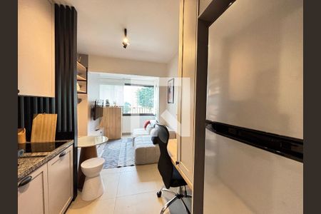 Sala/Cozinha de apartamento para alugar com 1 quarto, 27m² em Vila Olímpia, São Paulo