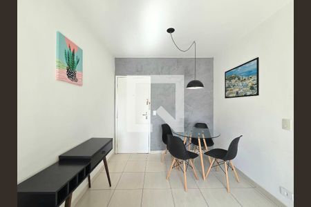Sala de apartamento à venda com 1 quarto, 48m² em Indianópolis, São Paulo