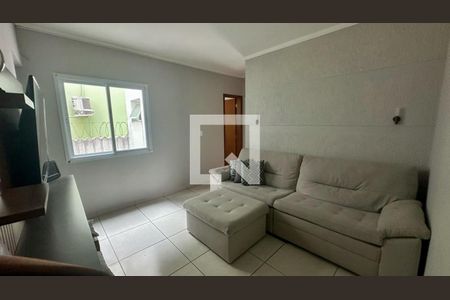 Sala de apartamento à venda com 2 quartos, 110m² em Jardim Santo Antônio, Santo André