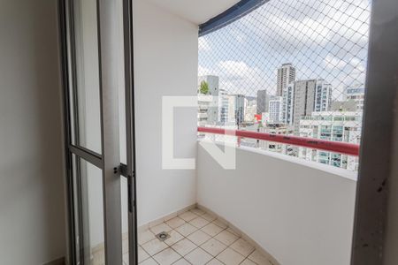 Varanda da Sala de apartamento à venda com 1 quarto, 50m² em Funcionários, Belo Horizonte