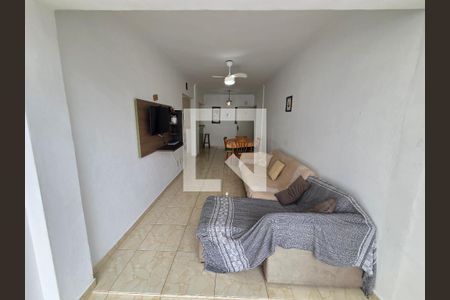 Sala de apartamento para alugar com 1 quarto, 87m² em Vila Caiçara, Praia Grande
