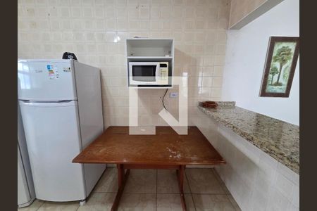 Cozinha de apartamento para alugar com 1 quarto, 87m² em Vila Caiçara, Praia Grande