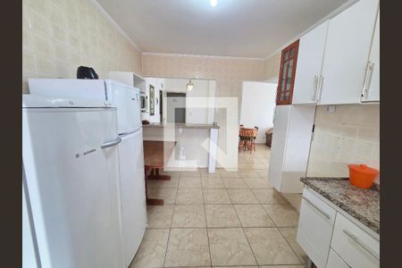 Cozinha de apartamento para alugar com 1 quarto, 87m² em Vila Caiçara, Praia Grande
