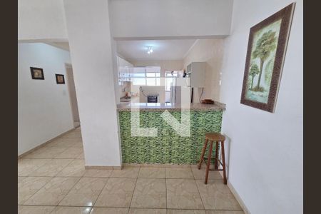 Sala de apartamento para alugar com 1 quarto, 87m² em Vila Caiçara, Praia Grande