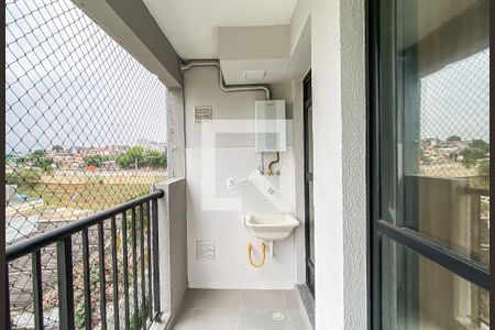 Varanda / área de serviço de apartamento para alugar com 2 quartos, 42m² em Cidade Antônio Estêvão de Carvalho, São Paulo