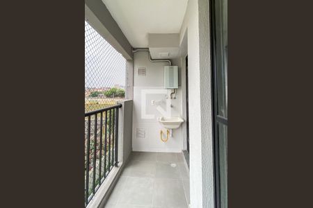 Varanda / área de serviço de apartamento para alugar com 2 quartos, 42m² em Cidade Antônio Estêvão de Carvalho, São Paulo