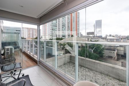 Varanda de apartamento à venda com 3 quartos, 140m² em Jardim Caravelas, São Paulo