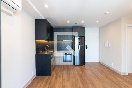 Sala/Cozinha de apartamento para alugar com 2 quartos, 62m² em Indianópolis, São Paulo