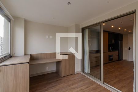 Sacada de kitnet/studio para alugar com 1 quarto, 32m² em Indianópolis, São Paulo