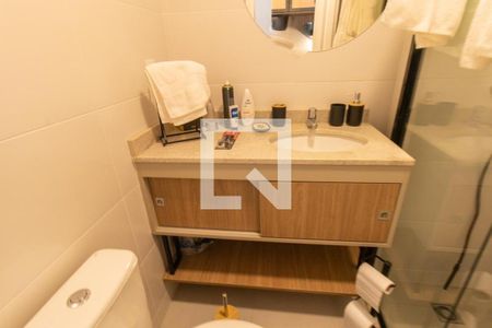 Banheiro Social de kitnet/studio à venda com 1 quarto, 20m² em Centro, Curitiba