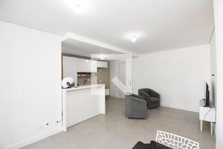 Sala/Cozinha de apartamento à venda com 2 quartos, 75m² em Boa Vista, Curitiba
