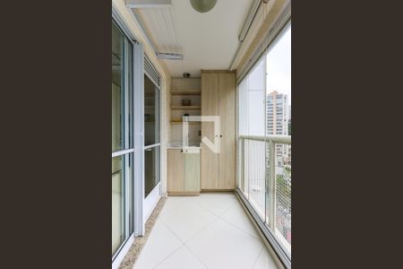 Varanda da Sala de apartamento para alugar com 2 quartos, 54m² em Vila Andrade, São Paulo
