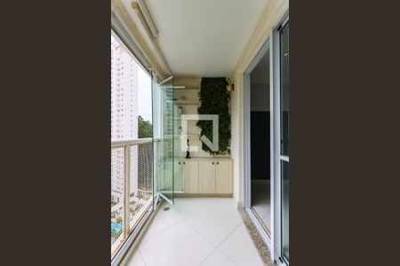 Varanda da Sala de apartamento para alugar com 2 quartos, 54m² em Vila Andrade, São Paulo