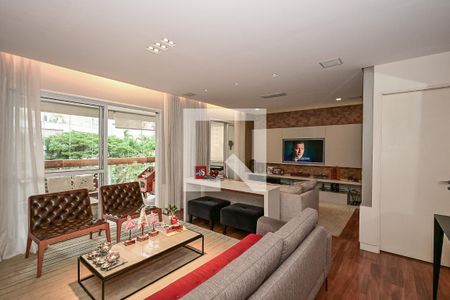 Sala de apartamento para alugar com 3 quartos, 163m² em Vila Andrade, São Paulo