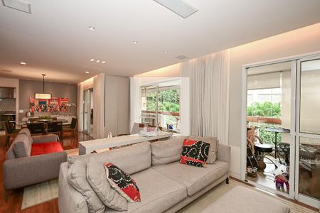 Sala de apartamento para alugar com 3 quartos, 163m² em Vila Andrade, São Paulo