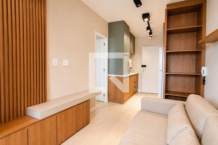 Sala de apartamento à venda com 1 quarto, 34m² em Consolação, São Paulo
