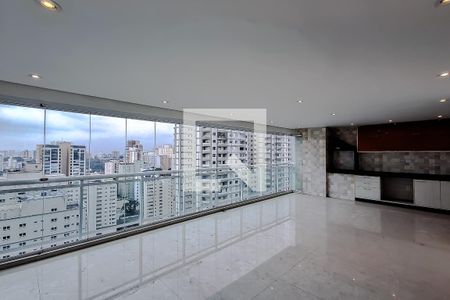 Varanda da Sala de apartamento à venda com 4 quartos, 213m² em Paraíso, São Paulo