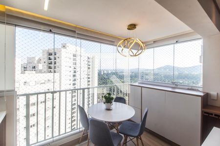 Varanda gourmet de apartamento à venda com 1 quarto, 50m² em Alphaville Empresarial, Barueri