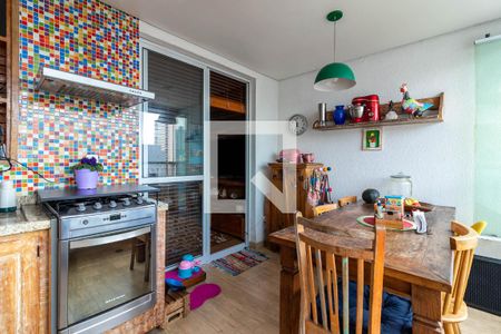 Varanda da Sala e Cozinha de apartamento à venda com 2 quartos, 75m² em Santana, São Paulo