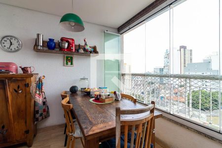 Varanda da Sala e Cozinha de apartamento à venda com 2 quartos, 75m² em Santana, São Paulo