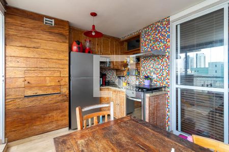 Varanda da Sala e Cozinha de apartamento à venda com 2 quartos, 75m² em Santana, São Paulo